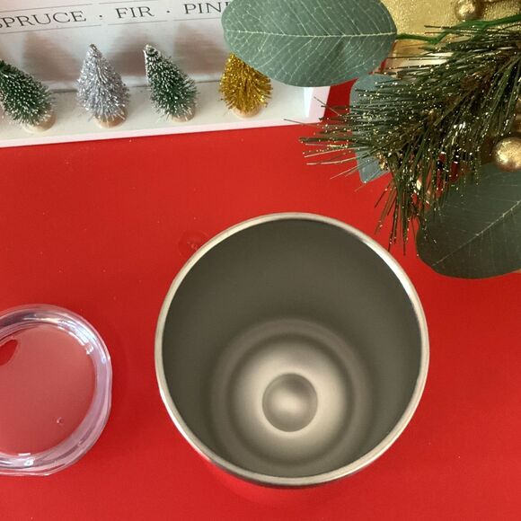 Brand New! Red Insulated 16oz Christmas Coffee/Wine Tumbler w/Lid - Picture 4 of 5